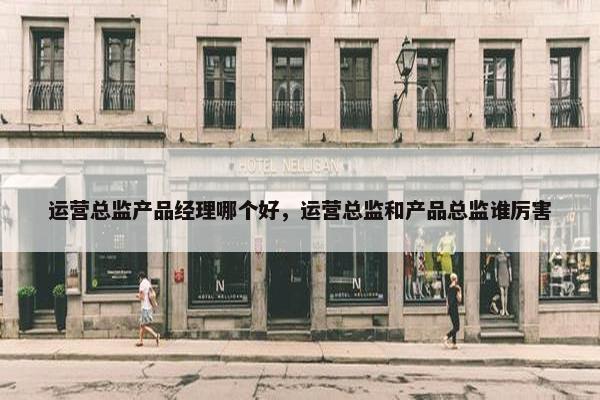 运营总监产品经理哪个好，运营总监和产品总监谁厉害