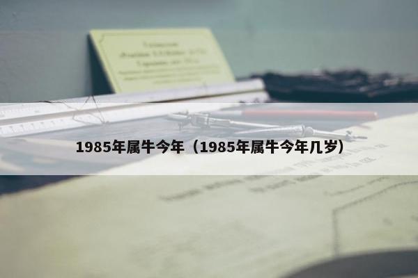1985年属牛今年（1985年属牛今年几岁）