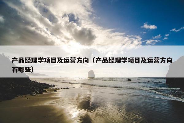 产品经理学项目及运营方向（产品经理学项目及运营方向有哪些）