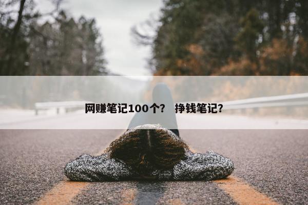 网赚笔记100个？ 挣钱笔记？
