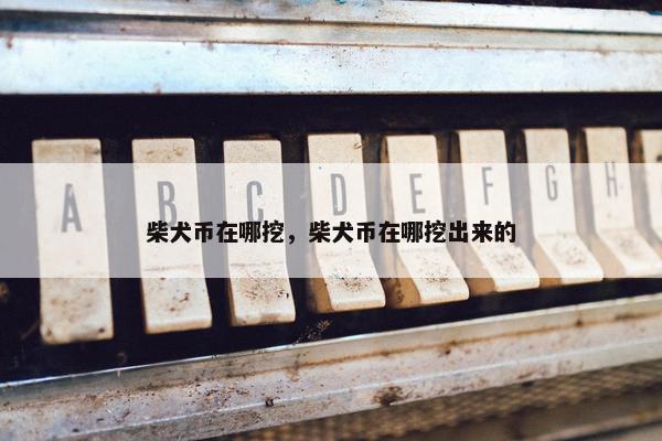 柴犬币在哪挖，柴犬币在哪挖出来的
