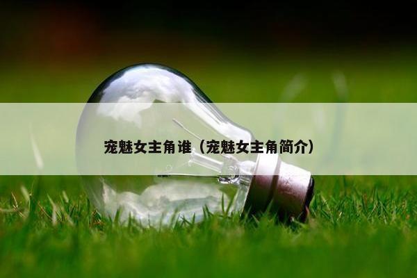 宠魅女主角谁（宠魅女主角简介）