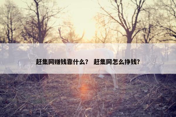 赶集网赚钱靠什么？ 赶集网怎么挣钱？