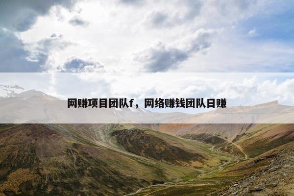 网赚项目团队f，网络赚钱团队日赚