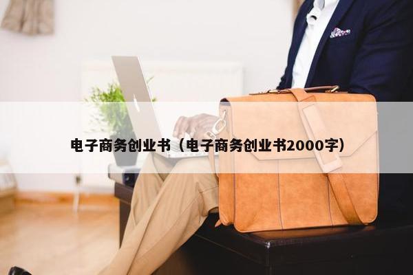 电子商务创业书（电子商务创业书2000字）