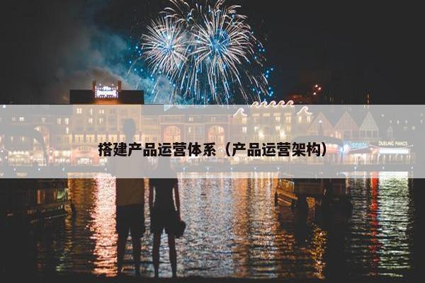 搭建产品运营体系（产品运营架构）