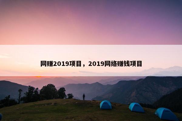 网赚2019项目，2019网络赚钱项目