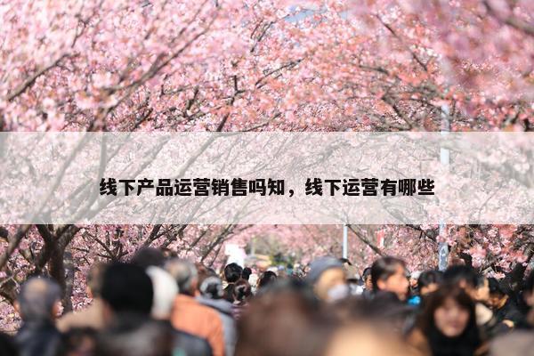 线下产品运营销售吗知，线下运营有哪些