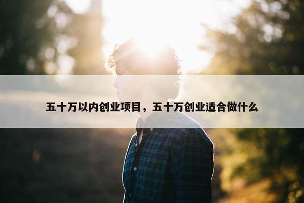 五十万以内创业项目，五十万创业适合做什么