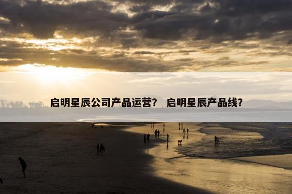 启明星辰公司产品运营？ 启明星辰产品线？