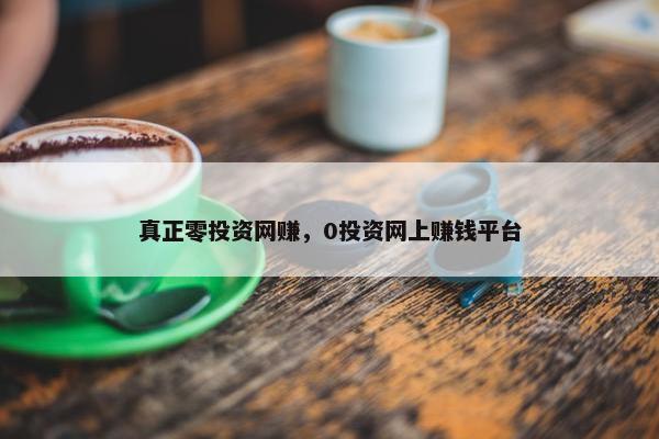 真正零投资网赚，0投资网上赚钱平台