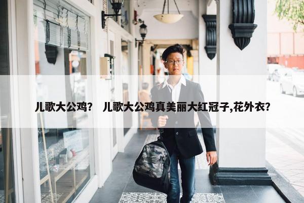 儿歌大公鸡？ 儿歌大公鸡真美丽大红冠子,花外衣？