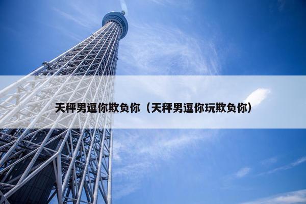 天秤男逗你欺负你（天秤男逗你玩欺负你）