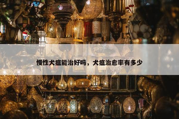 慢性犬瘟能治好吗，犬瘟治愈率有多少