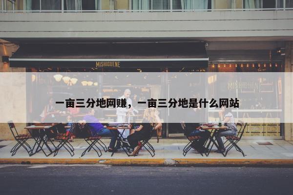 一亩三分地网赚，一亩三分地是什么网站