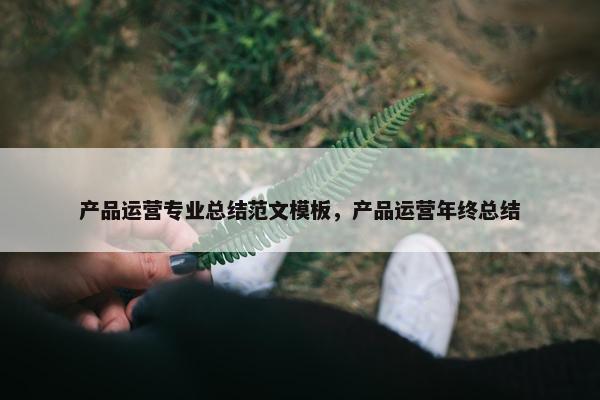 产品运营专业总结范文模板，产品运营年终总结