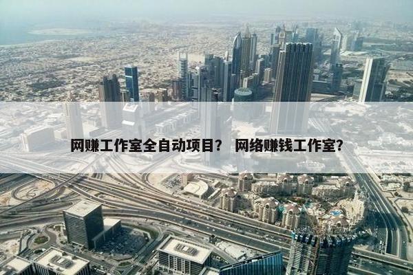 网赚工作室全自动项目？ 网络赚钱工作室？
