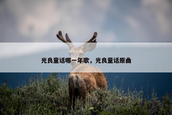 光良童话哪一年歌，光良童话原曲