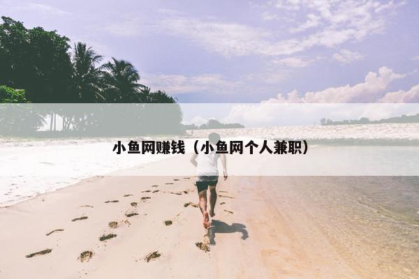 小鱼网赚钱（小鱼网个人兼职）