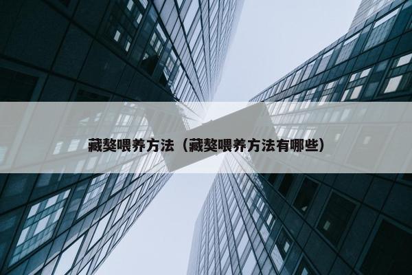 藏獒喂养方法（藏獒喂养方法有哪些）