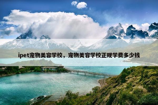 ipet宠物美容学校，宠物美容学校正规学费多少钱
