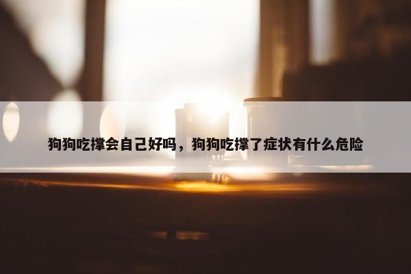 狗狗吃撑会自己好吗，狗狗吃撑了症状有什么危险
