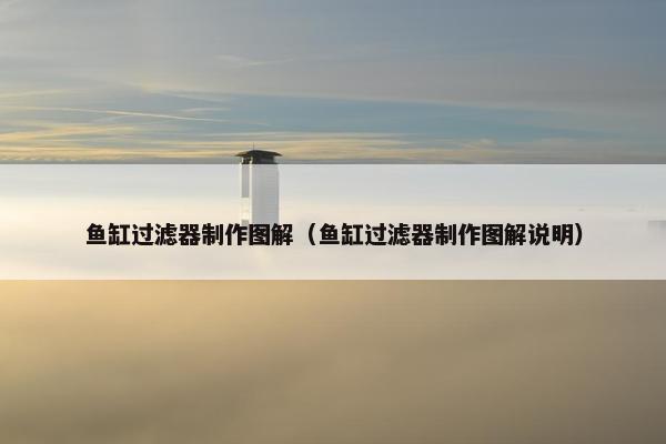 鱼缸过滤器制作图解（鱼缸过滤器制作图解说明）