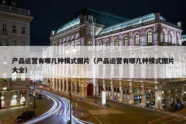 产品运营有哪几种模式图片（产品运营有哪几种模式图片大全）