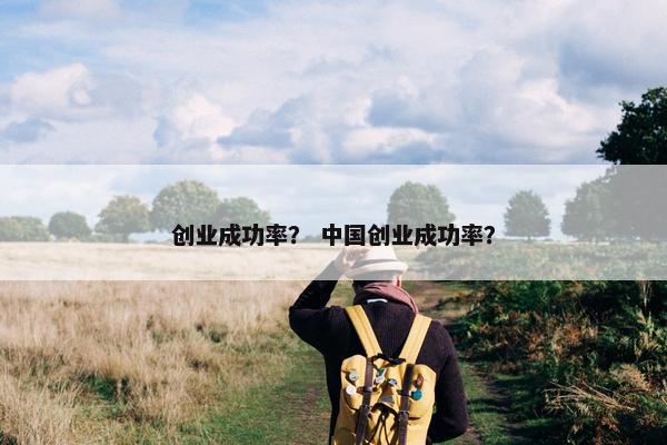 创业成功率？ 中国创业成功率？
