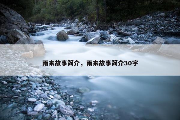 雨来故事简介，雨来故事简介30字