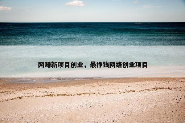 网赚新项目创业，最挣钱网络创业项目