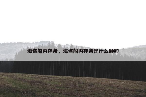 海盗船内存条，海盗船内存条是什么颗粒