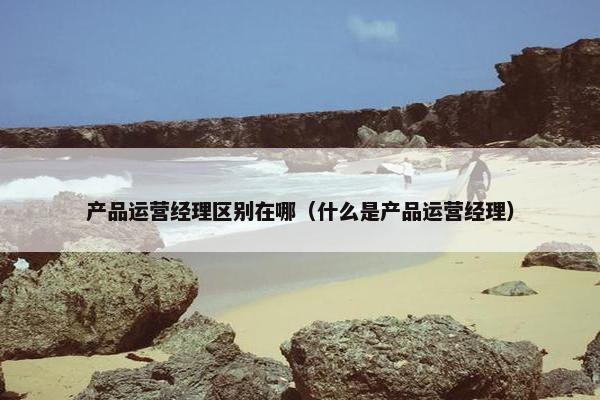 产品运营经理区别在哪（什么是产品运营经理）