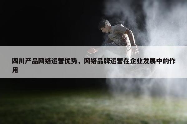 四川产品网络运营优势，网络品牌运营在企业发展中的作用