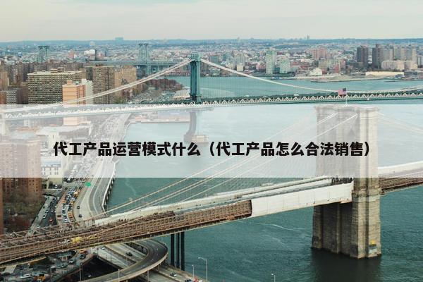 代工产品运营模式什么（代工产品怎么合法销售）
