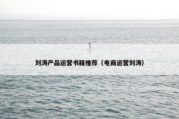 刘涛产品运营书籍推荐（电商运营刘涛）