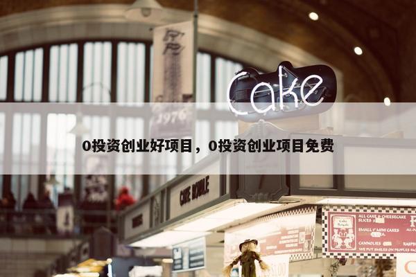 0投资创业好项目，0投资创业项目免费