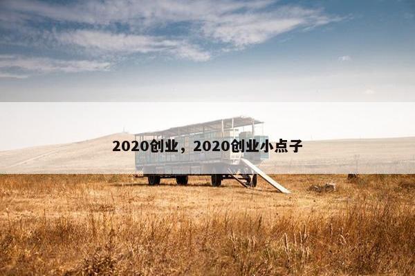 2020创业，2020创业小点子