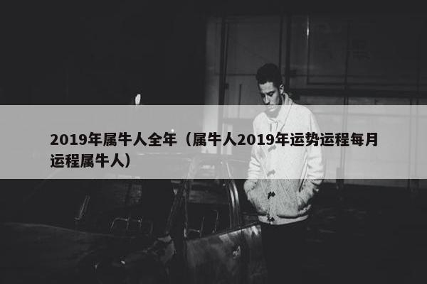 2019年属牛人全年（属牛人2019年运势运程每月运程属牛人）