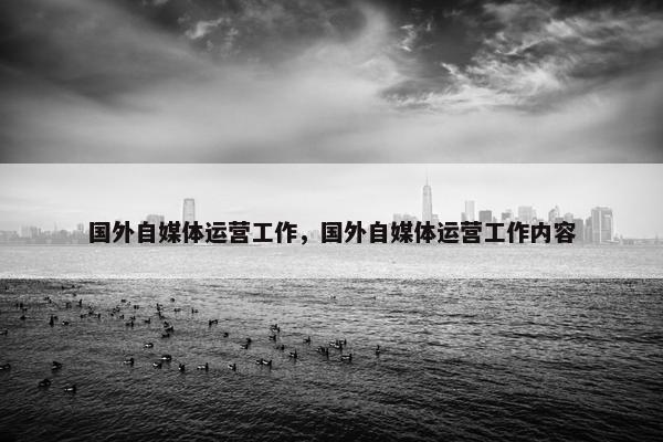 国外自媒体运营工作，国外自媒体运营工作内容