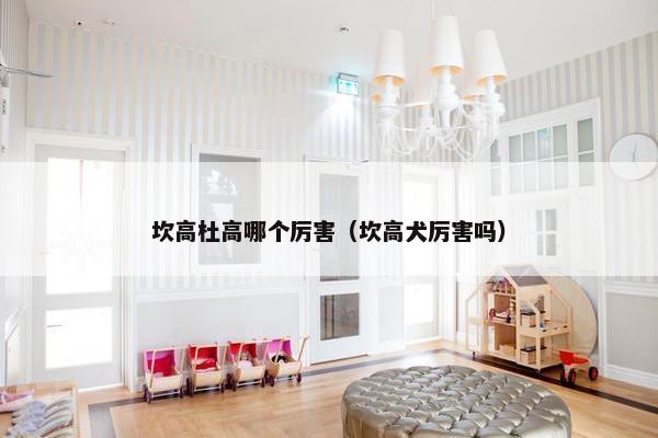 坎高杜高哪个厉害（坎高犬厉害吗）