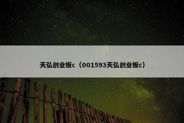 天弘创业板c（001593天弘创业板c）