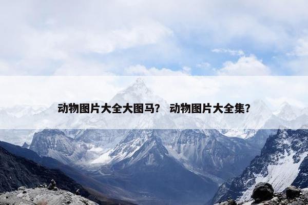 动物图片大全大图马？ 动物图片大全集？