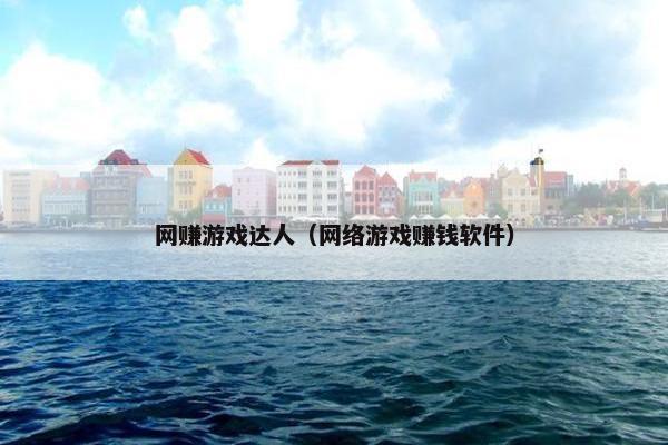 网赚游戏达人（网络游戏赚钱软件）