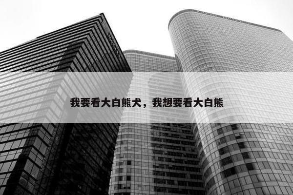 我要看大白熊犬，我想要看大白熊