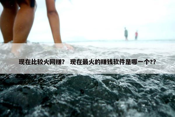 现在比较火网赚？ 现在最火的赚钱软件是哪一个?？