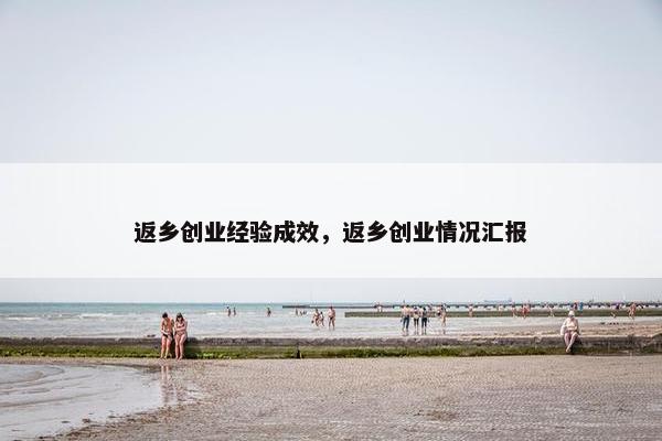 返乡创业经验成效，返乡创业情况汇报