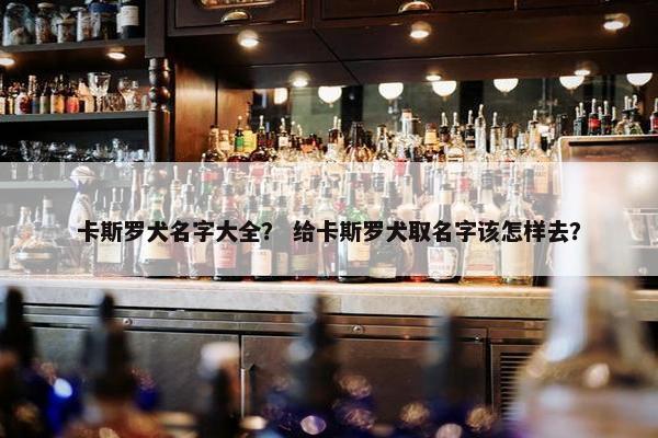 卡斯罗犬名字大全？ 给卡斯罗犬取名字该怎样去？