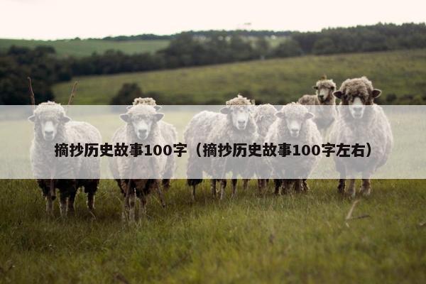 摘抄历史故事100字（摘抄历史故事100字左右）