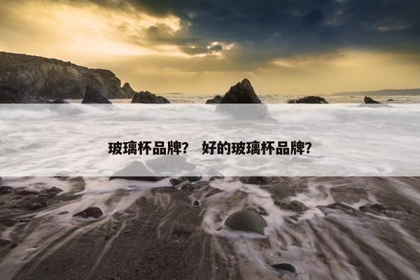 玻璃杯品牌？ 好的玻璃杯品牌？
